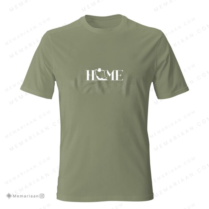 Women's t-shirt with artistic home typography design