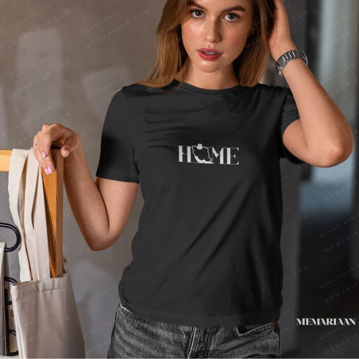 Home typography women's T-shirt