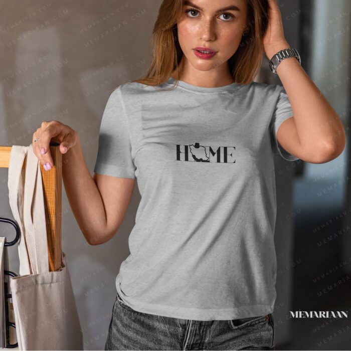 Home typography design t-shirt for women