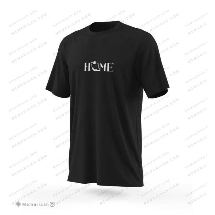 Women's t-shirt with English home typography